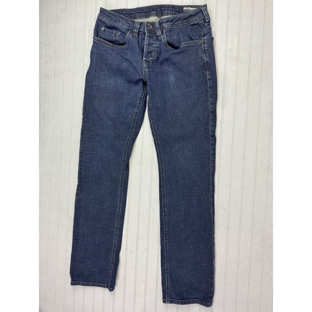 Buffalo David Bitten 30X32 Mens Jean (Actual Inseam 30) Slim Straight Button FLy